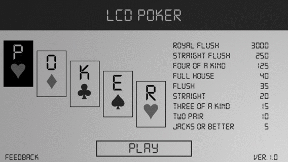 LCD Poker for iOS